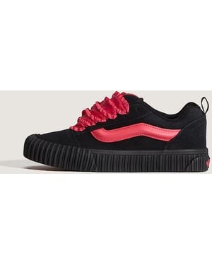 Vans Knu Skool Creeper Shoe - Red
