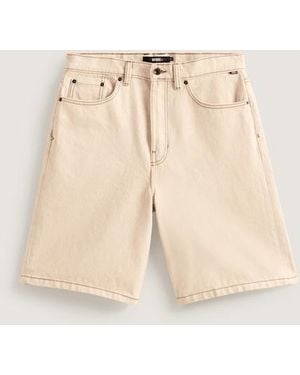 Vans Check-5 Baggy Denim Short, Grootte - Naturel