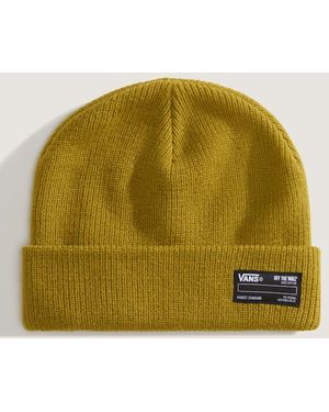 Vans Berretto Con Risvolto Leiva, Uomo, Taglia - Giallo