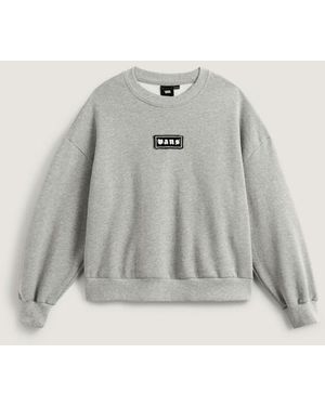 Vans Sudadera De Cuello Redondo Upworn Retro, Mujer, Talla - Gris