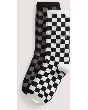 Vans Calcetines Altos Ticker (2 Pares) Hombre, Talla: L (42.5-47 - Blanco