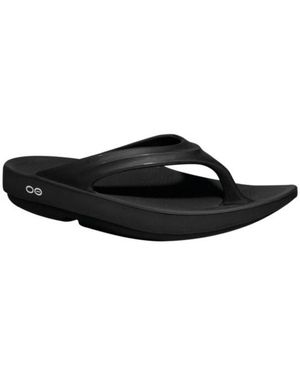 OOFOS Slippers - Zwart