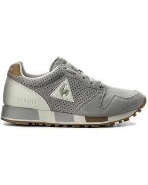 Le Coq Sportif Omega Premium Trainers - Grey