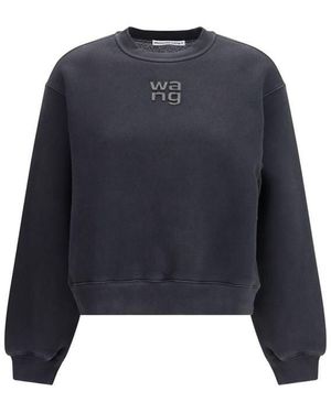 Alexander Wang Katoenen Sweatshirt - Blauw