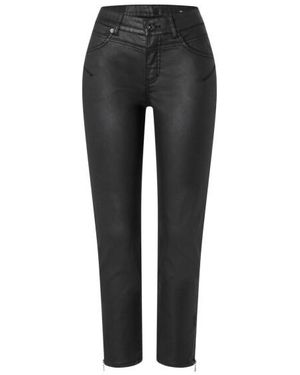 Mac Jeans Mac Rich Slim Chic Coating - Zwart