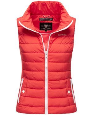 Marikoo Reimii Bodywarmer – Zacht, Licht & Vrouwelijk Model - Rood