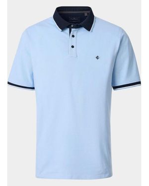 CASA MODA Polo Korte Mouw Polo 2-Tone Pq 126320101/102 - Blauw