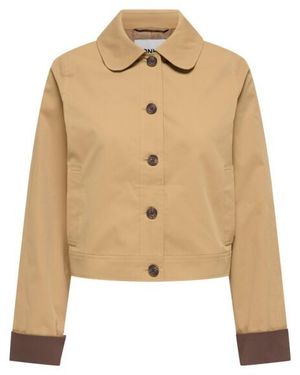 ONLY Onlorchid Life Contrast Jacket Otw Licht - Naturel