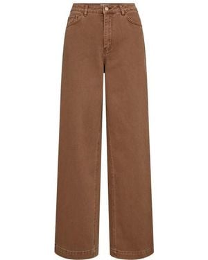 Numph 707071 Nuhamilton Jeans Dachshund - Bruin