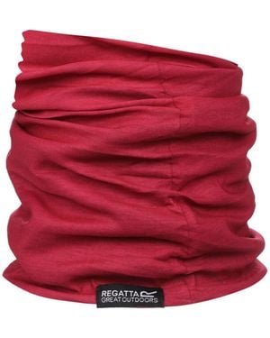 Regatta Grote Multitube Ii-sjaal/neckwarmer Voor Buitenshuis (bessenroze) - Rood