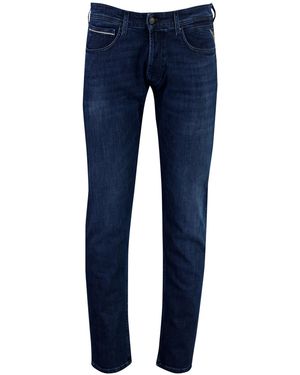 Replay Broek Grover Gemeleerd - Blauw