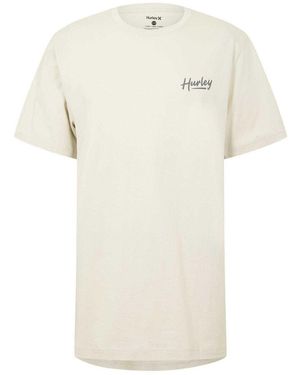 Hurley T-Shirt Voor Met 'Beer Run'-Opdruk - Wit