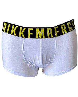 Bikkembergs Witte Katoenen Boxershorts - Blauw