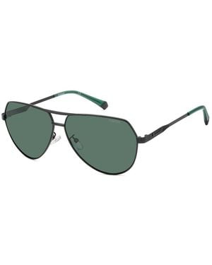 Polaroid Metal Sunglasses - Green