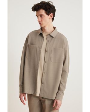 Grimelange Classic Long Sleeve Shirt - Brown