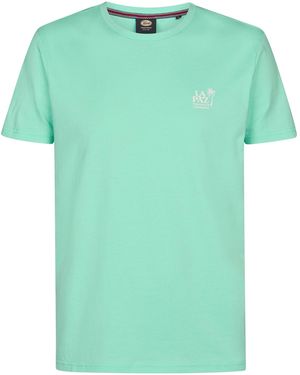 Petrol Industries Jersey T-Shirt Eclipsenegro - Groen