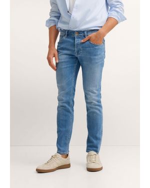Bugatti Herren Jeans Van Italiaans Premium Denim - Blauw