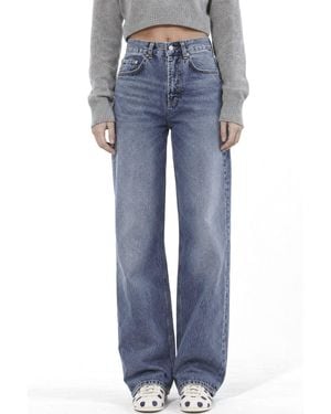 Squalo Cotton Trousers - Blue