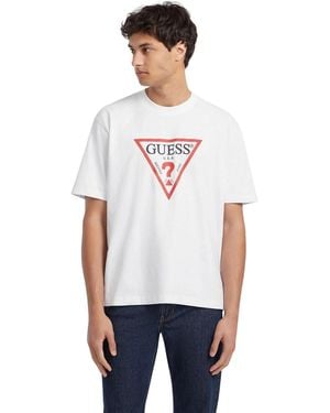Guess Iconisch T-Shirt Voor - Wit