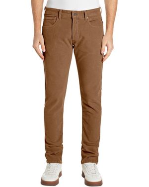 Replay Broeken Corduroy Normale Fit - Bruin