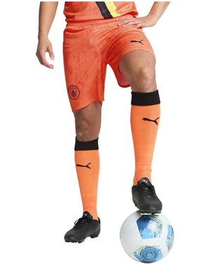PUMA Volwassen Wk 25/26 Manchester City Fc Keepershorts (Neon) - Rood