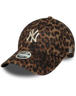 KTZ Cosy Leopard 9Forty Pet - Bruin