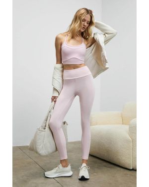 Grimelange Super High Waist Skinny Leggings - Pink