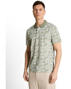 Tom Tailor Allover Printed Polo - Grijs