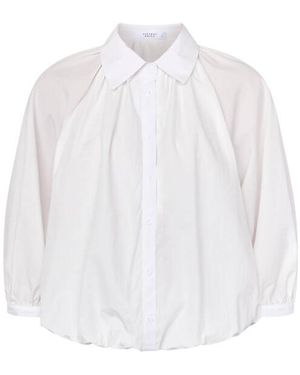 Sisters Point Blouse Lange Mouw 20127 Gifa-Sh - Wit