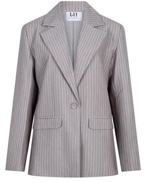 Lofty Manner Blazer Liset Dessin - Grijs