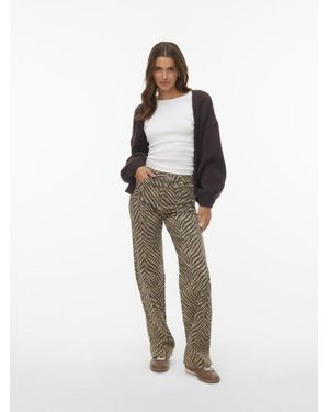 Vero Moda Vmmaybe Ls Open Cardigan Noos 10273101 Chocolate Torte - Bruin