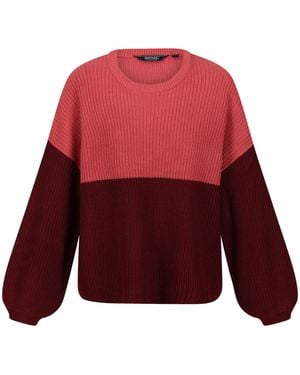Regatta Kamaria Gebreide Trui (mineraal Rood/cabernet)