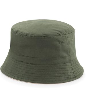 BEECHFIELD® Omkeerbare Emmerhoed Voor Volwassenen /Steen) - Groen