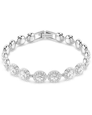 Swarovski 'Una' Base Metal Bracelet - Metallic