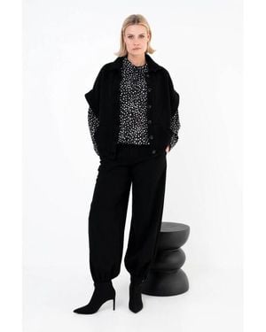 Maicazz Wi26.65.206 Zenan Cardigan - Zwart
