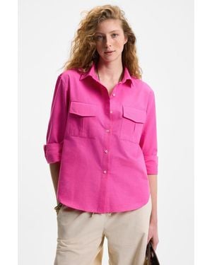 Grimelange Relaxed Long Sleeve Shirt - Pink