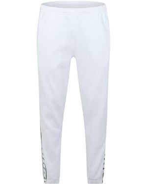 Lacoste Slanke Joggingbroek Voor Met Streep Aan De Zijkant - Wit