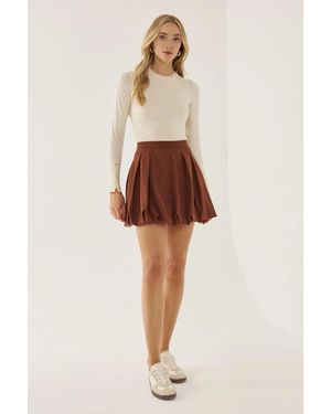 Hiccup Mini Balloon Skirt - Natural
