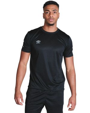 Umbro Sportief T-Shirt Met Ronde Hals Voor - Zwart
