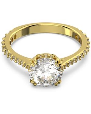 Swarovski 'Constella' Vrouwen Gouden Plated Metaalring - Metallic