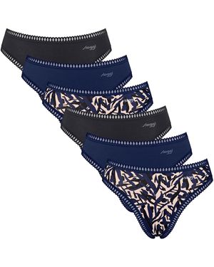 Sloggi Go Crush High Leg C6P Slip - Blauw