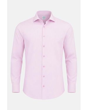 Vercate Strijkvrij Overhemd Twill - Roze