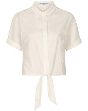 Lofty Manner Top Korte Mouw Re18 Gwyn - Wit
