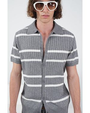 Giesto Cotton Shirt - Grey