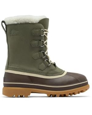 Sorel Caribou Wp Stone Veterboots - Groen