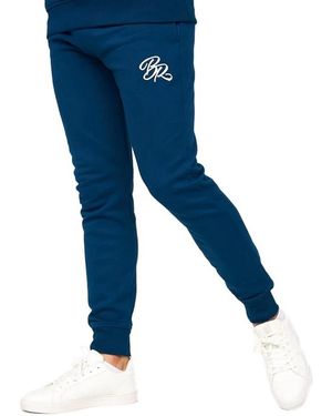 Born Rich Slim-Fit Joggingbroek Met Patroon Voor (Luchtkapitein) - Blauw