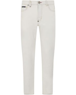 Philipp Plein Detroit Fit Jeans Basic - Wit