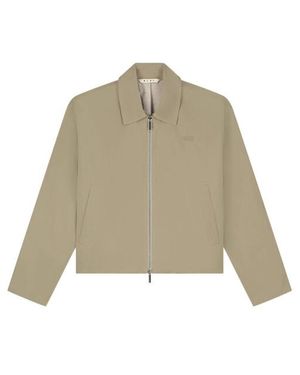 OLAF HUSSEIN Jasje W240504 Zip Up - Naturel