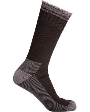Trespass Brady Bamboo Dlx Trekking-Korte Sokken Voor Volwassenen (Houtskool) - Zwart
