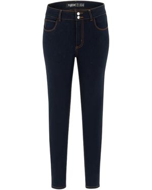 Firetrap Katoenen Skinny Jeans Voor (Nachtblauw)